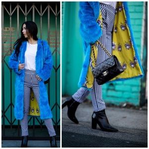 Fake fur free people winter coat